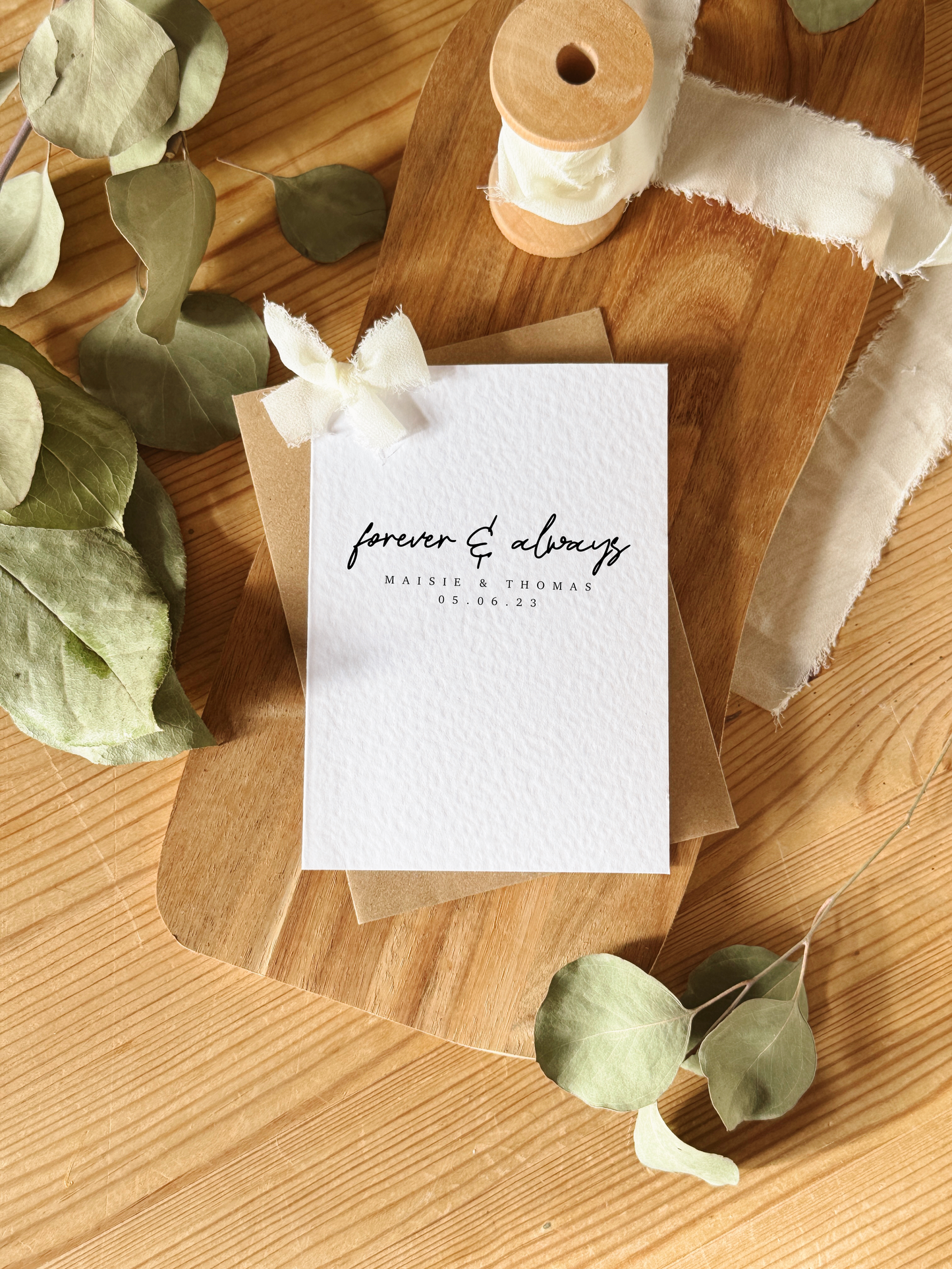 Personalised Wedding Card