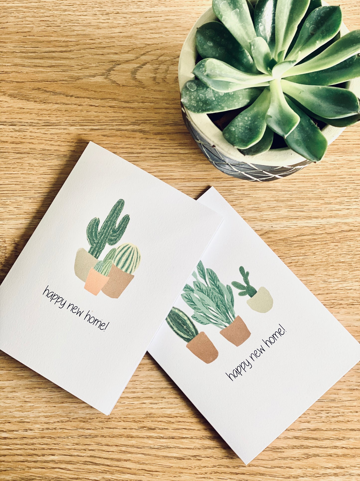 Cactus New Home Card