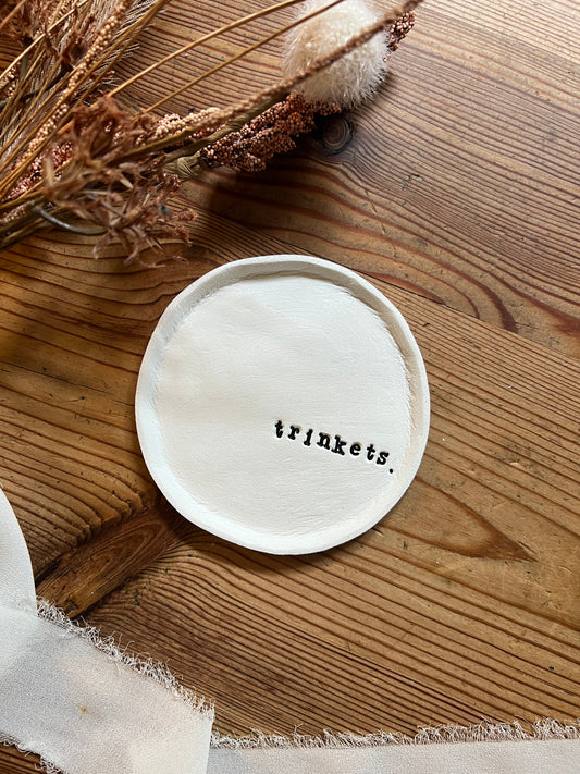 White Trinket Dish