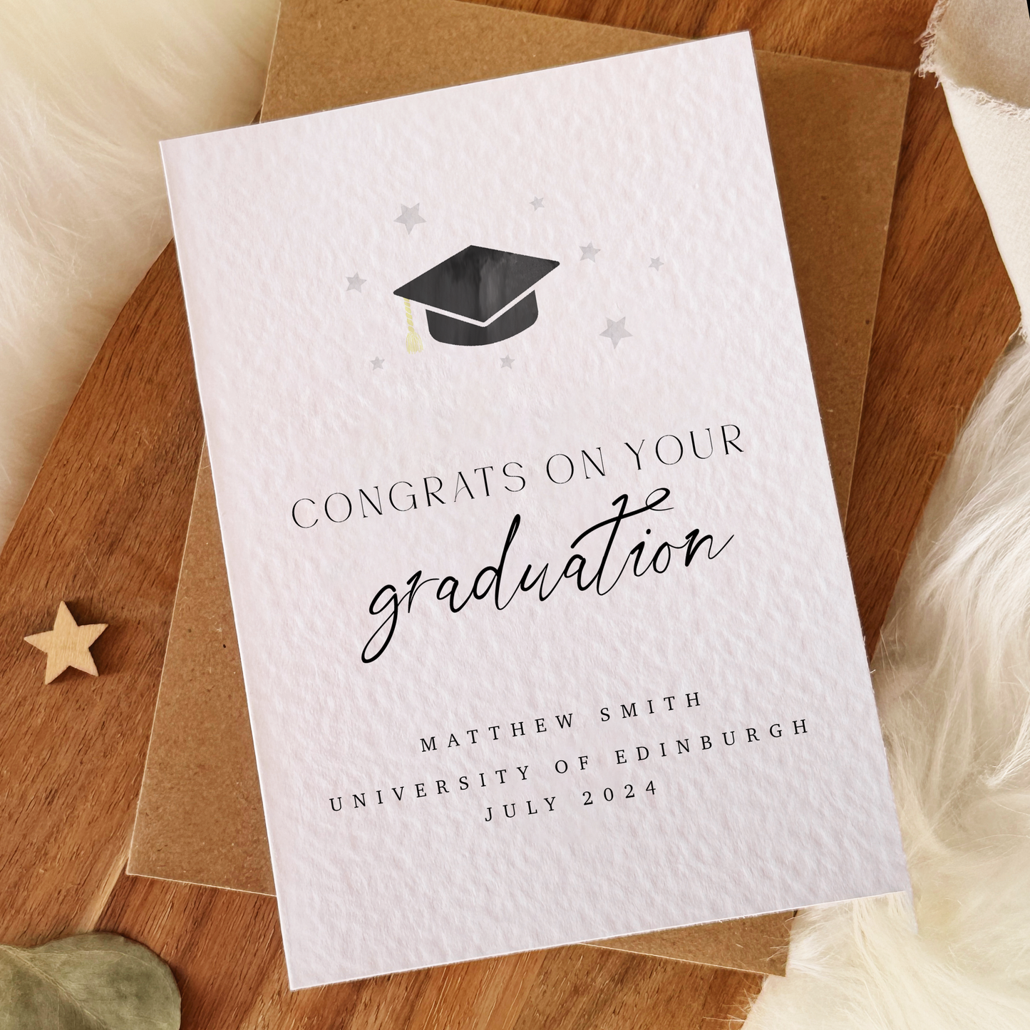 Personalised Graduation Card