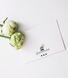 Personalised Initials Engagement Card