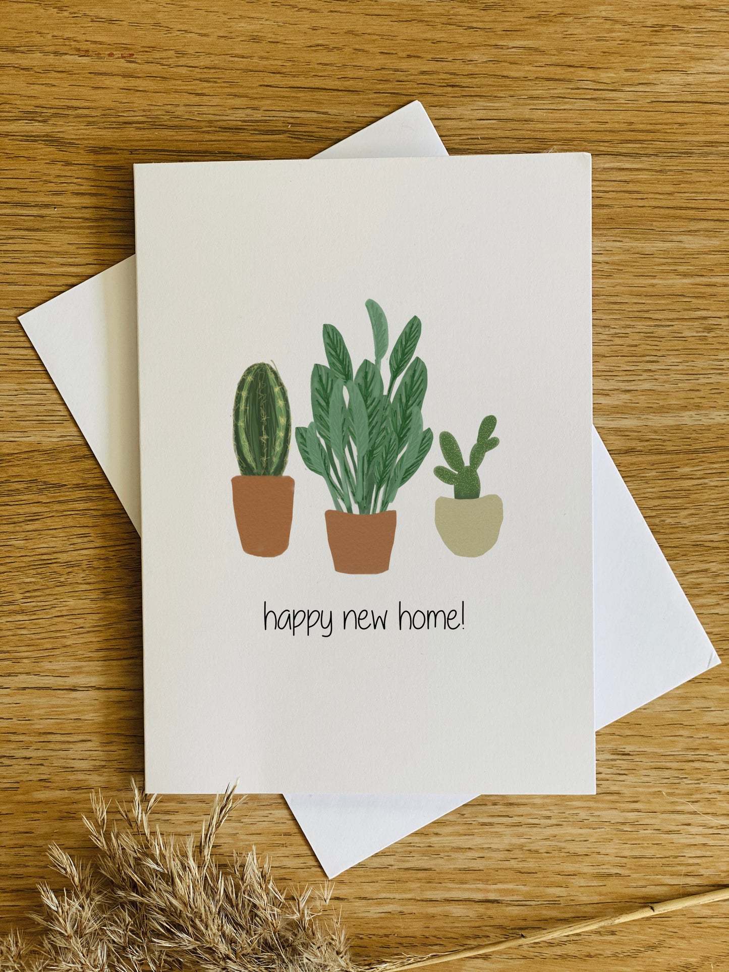 Cactus New Home Card