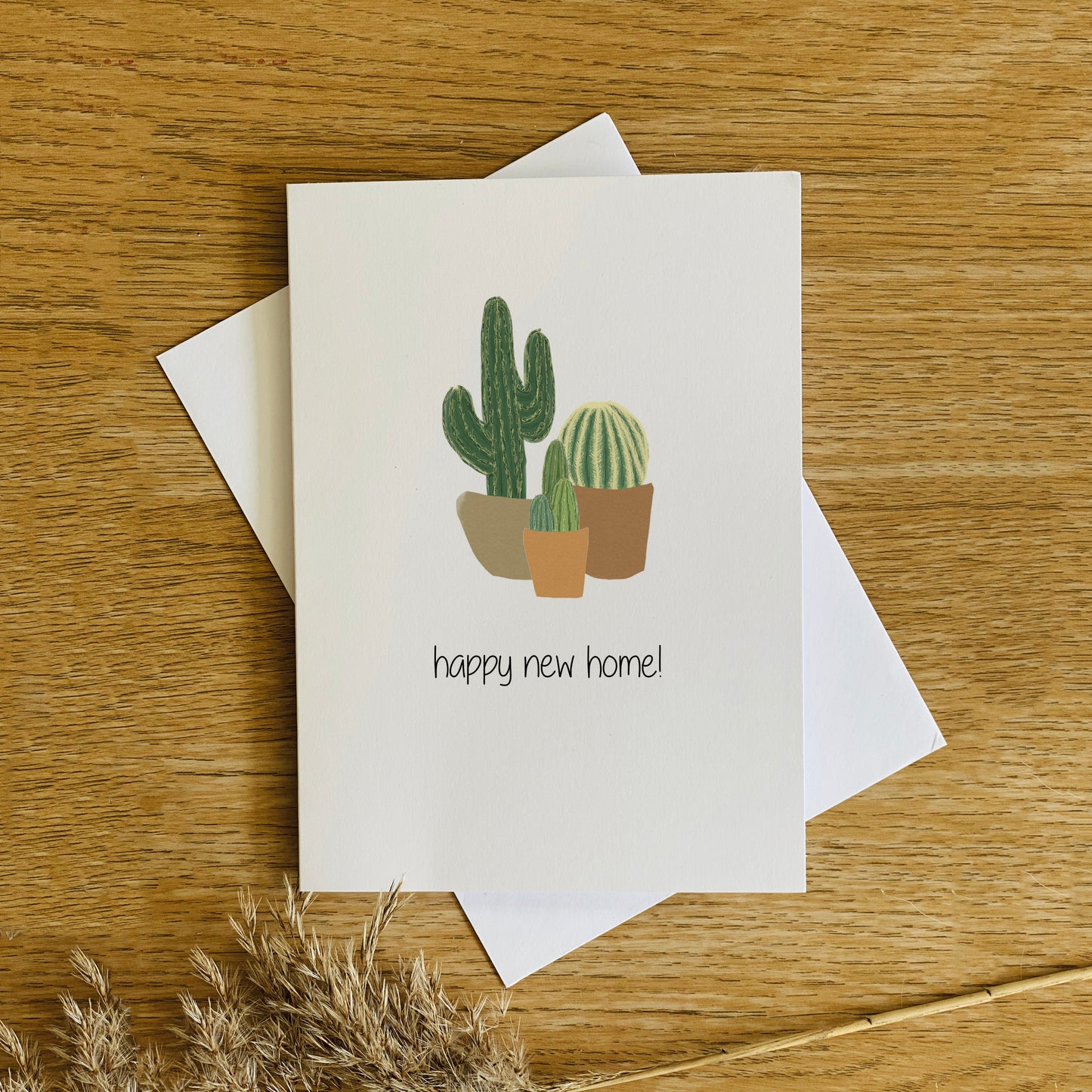 Cactus New Home Card