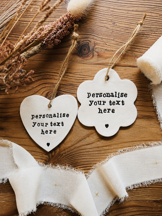 Personalised Keepsake Plaque