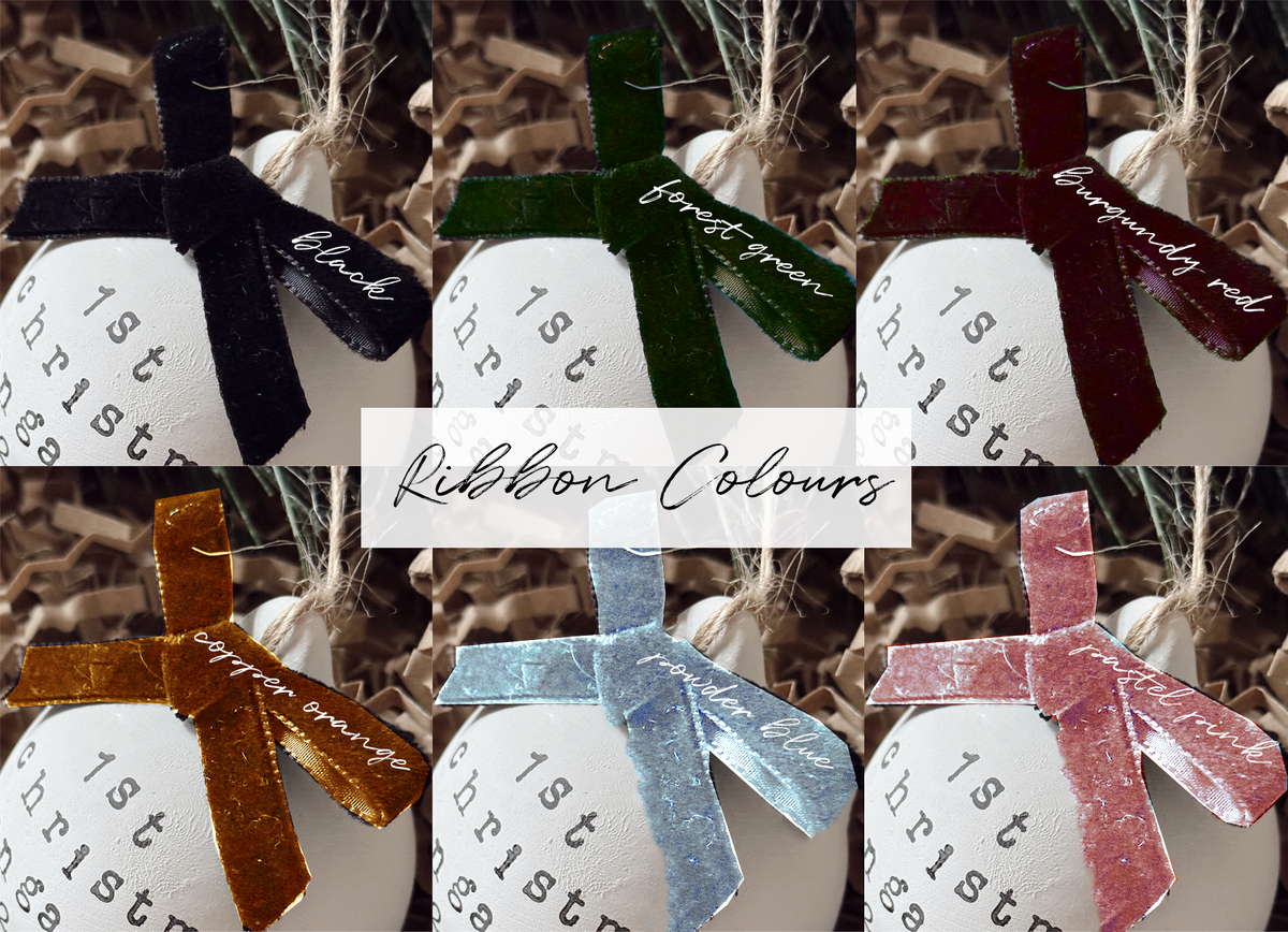 Personalised Memorial Bauble Tree Decoration