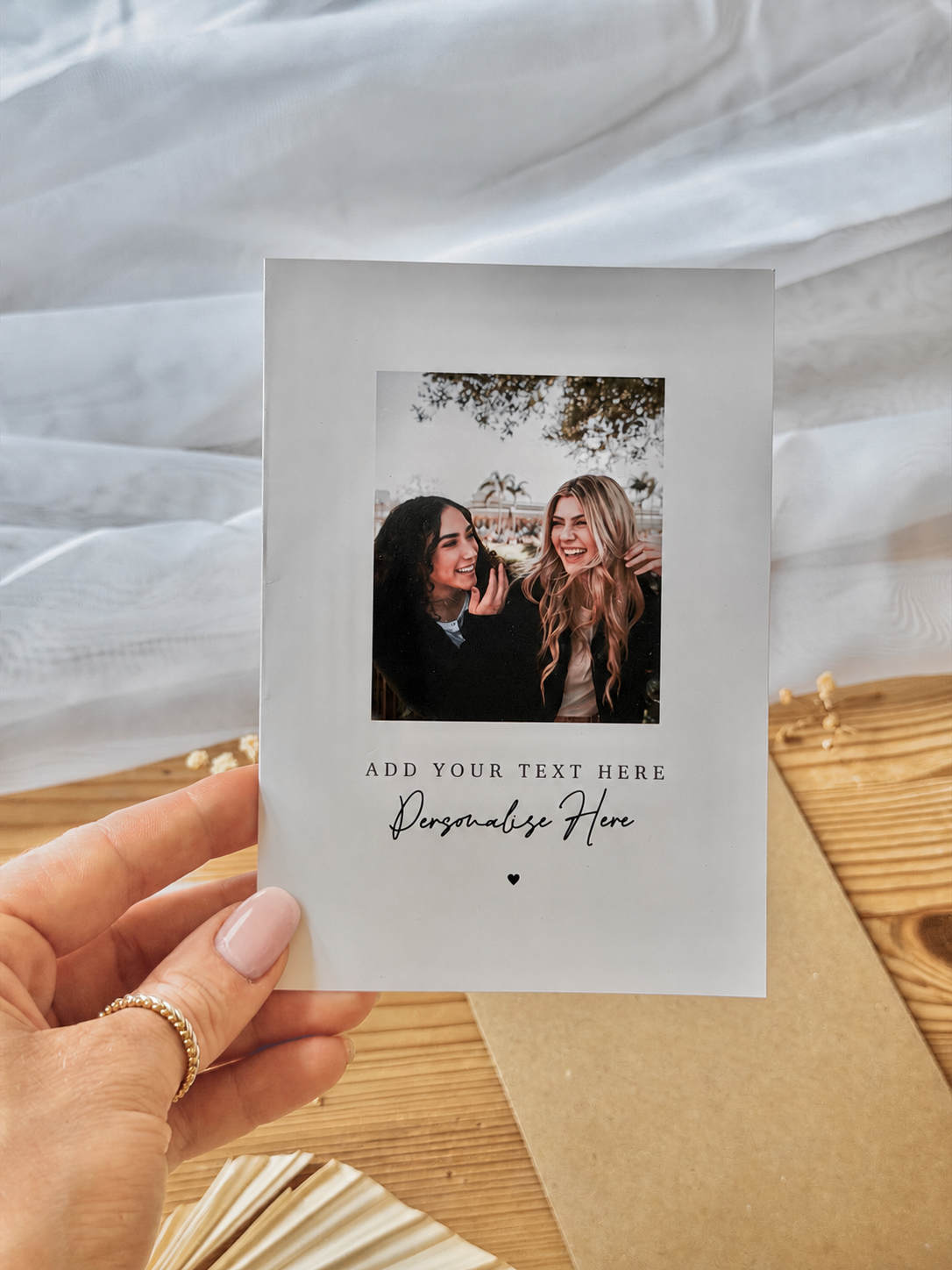 Personalised Greetings Card with Photo