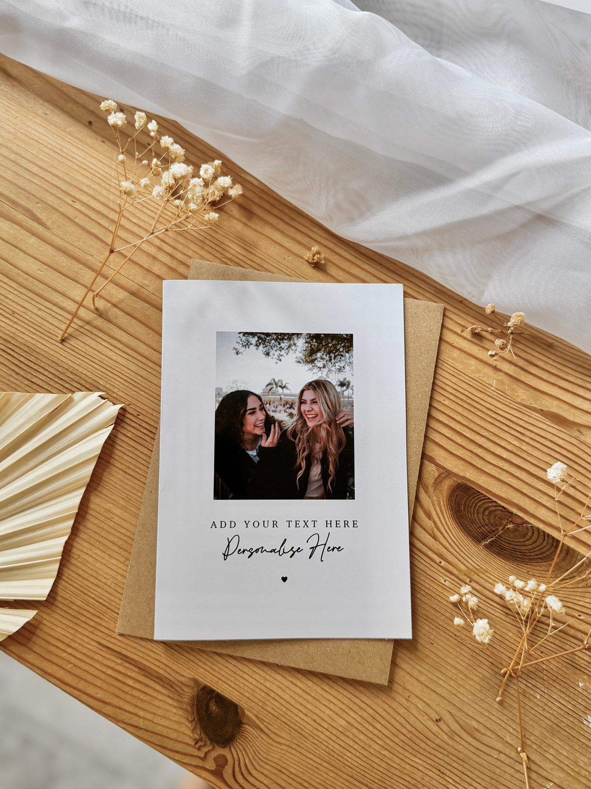 Personalised Greetings Card with Photo