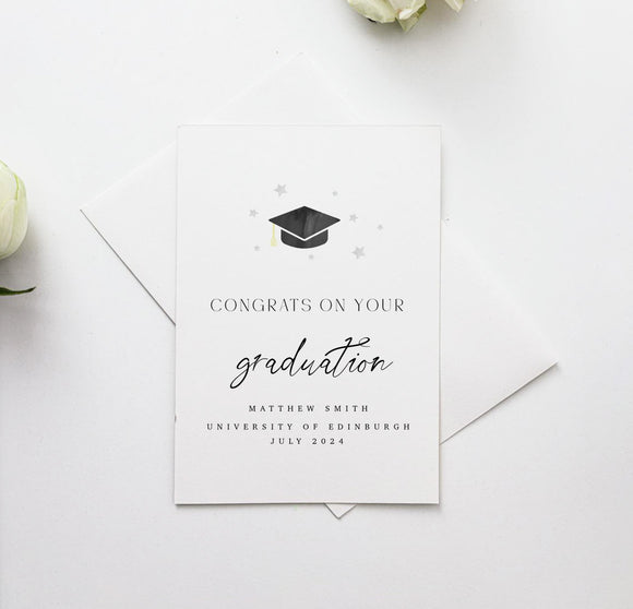 Personalised Graduation Card