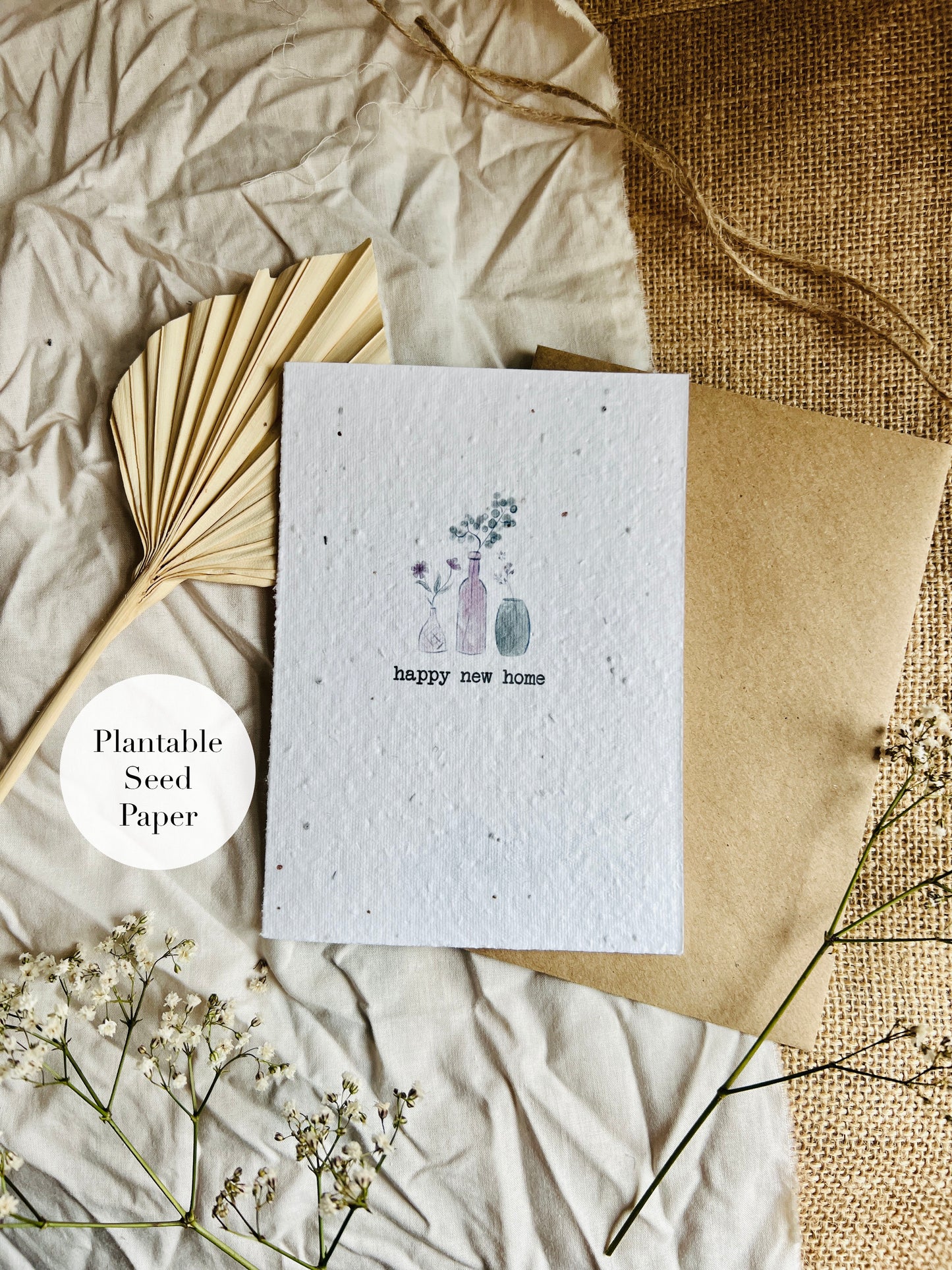 New Home Plantable Seed Card