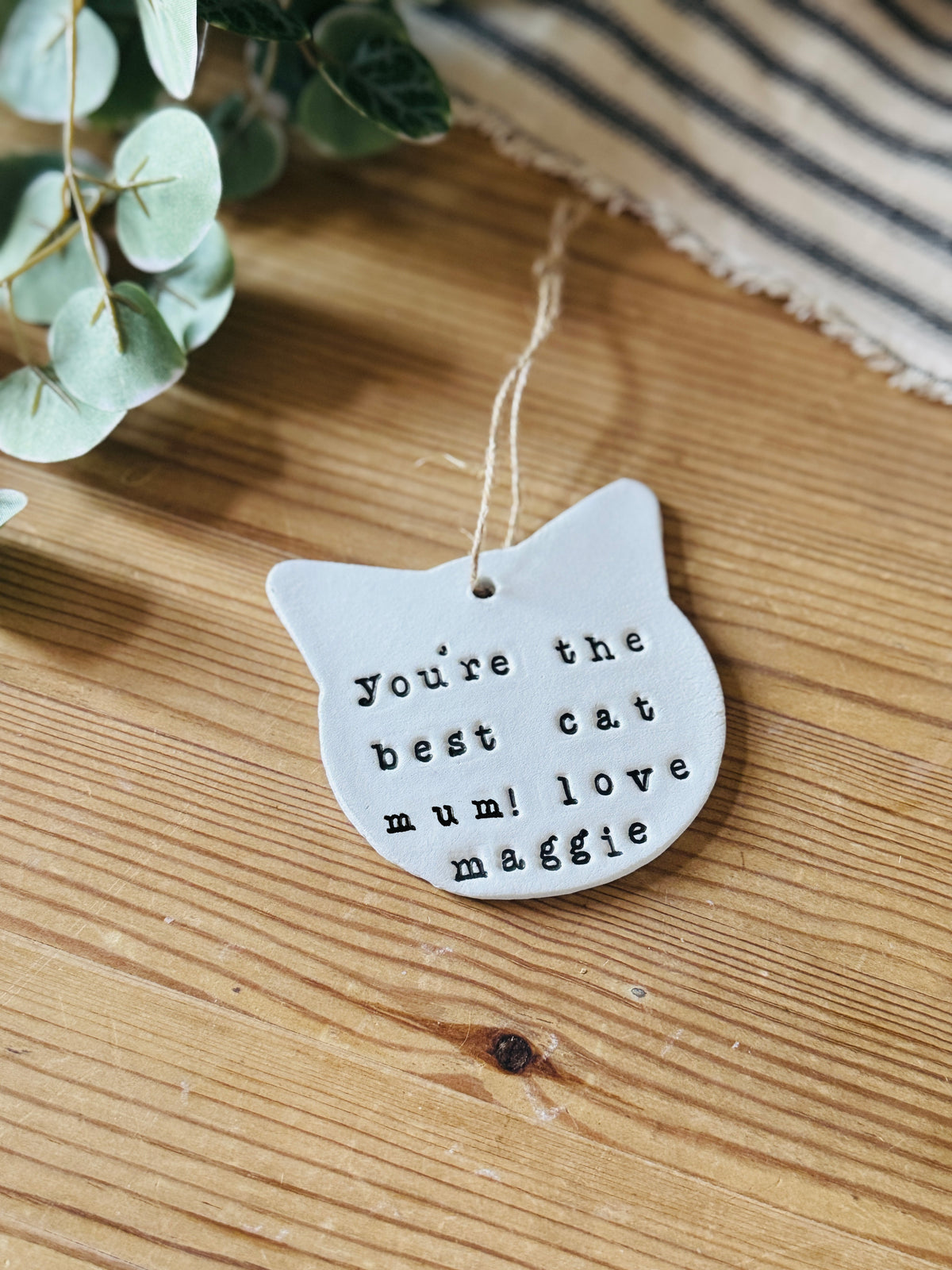 Best Cat Mum Mother's Day Keepsake Plaque