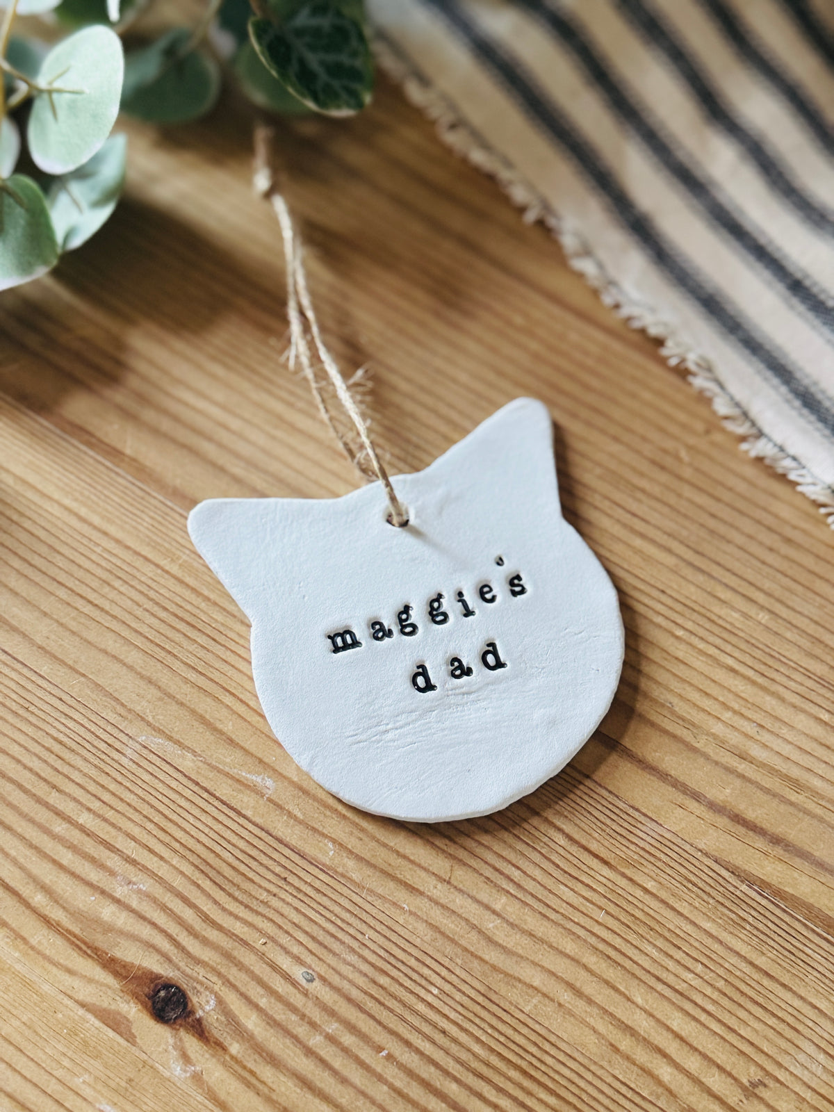 Best Cat Dad Father's Day Keepsake Plaque