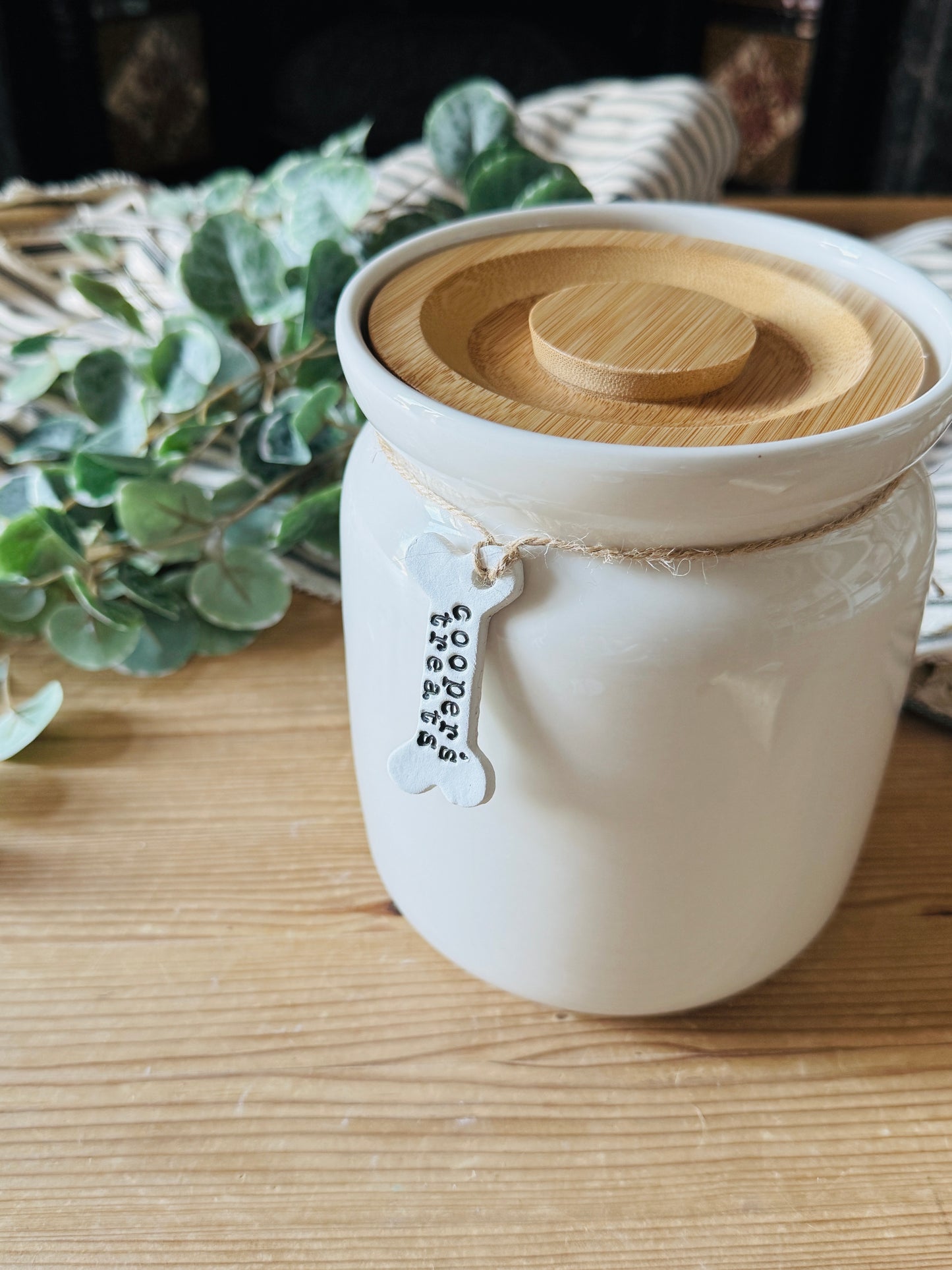 Personalised Dog Food Jar Label