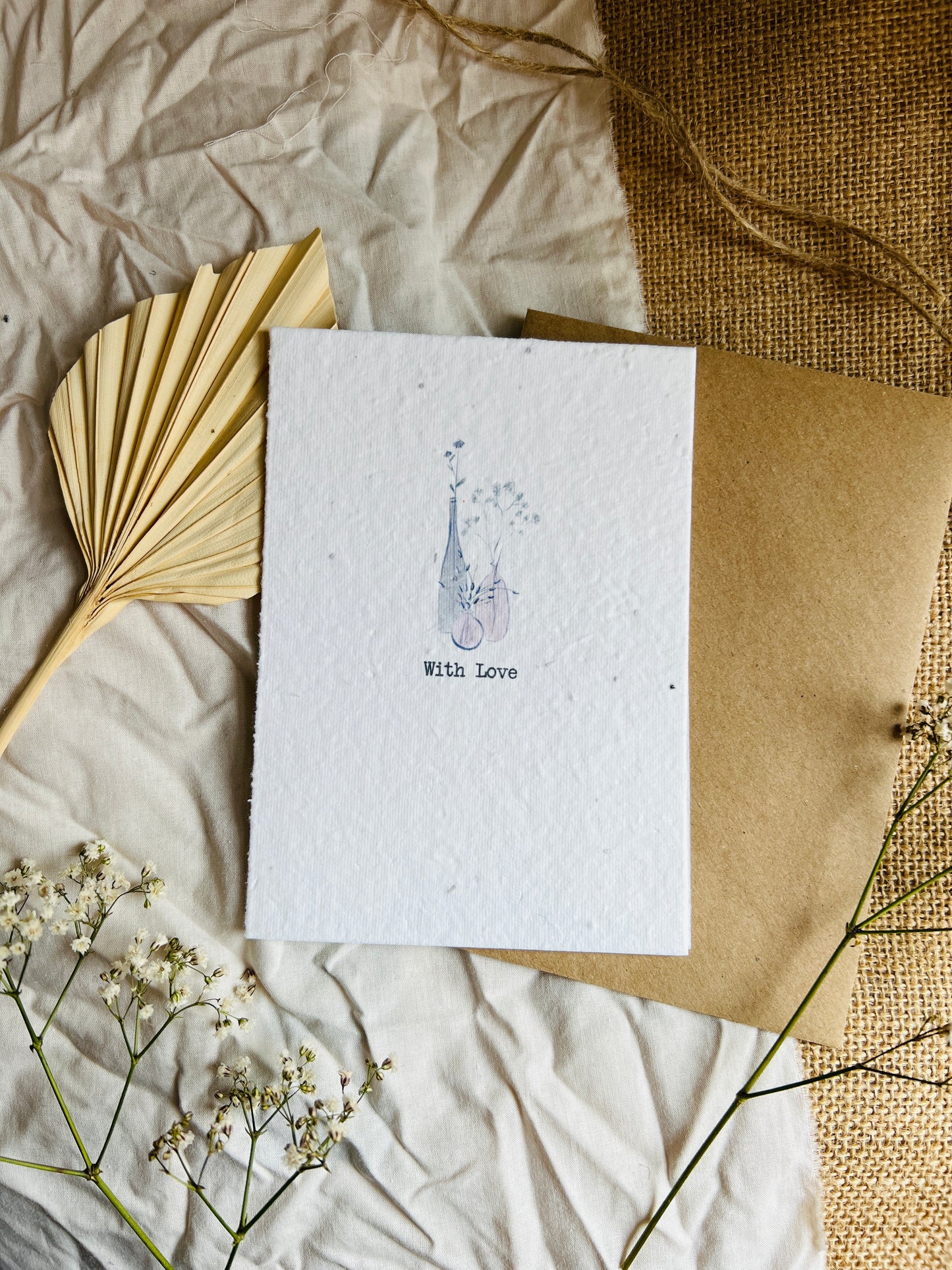 With Love Plantable Seed Greetings Card