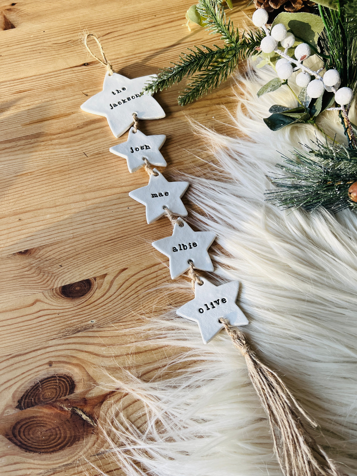 Our Family Wall Hanging, Festive Christmas Gift