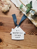 Personalised Clay New Home Keepsake