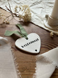 Personalised Clay Bridesmaid Keepsake