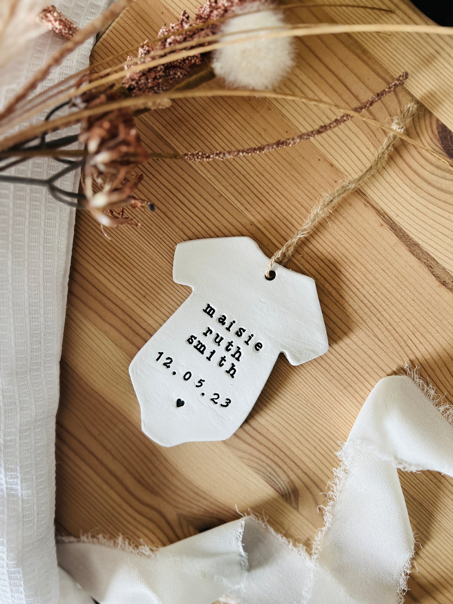 Personalised New Baby Keepsake