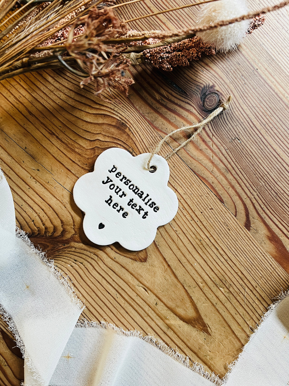 Personalised With Own Message Gift Heart Keepsake