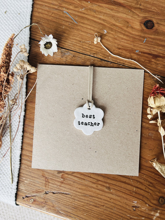 Personalised Teacher Thank You Card