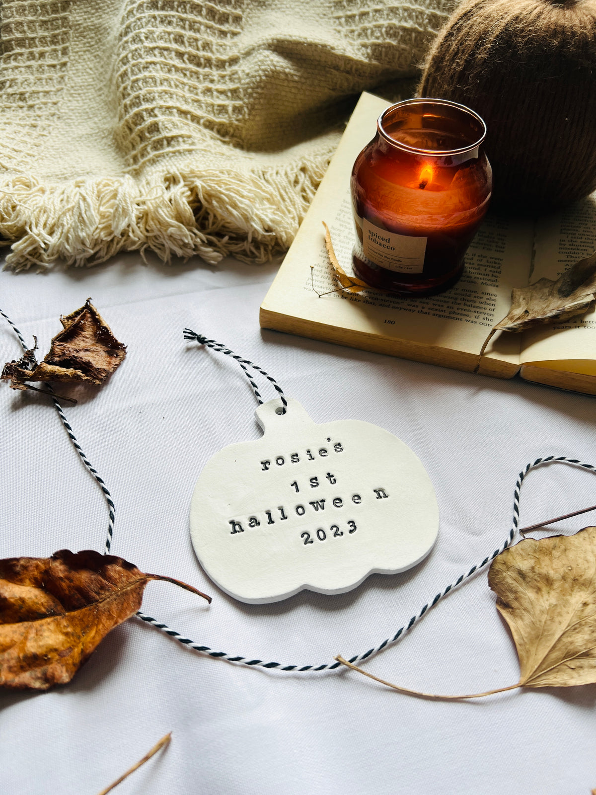 Personalised Halloween Pumpkin Keepsake