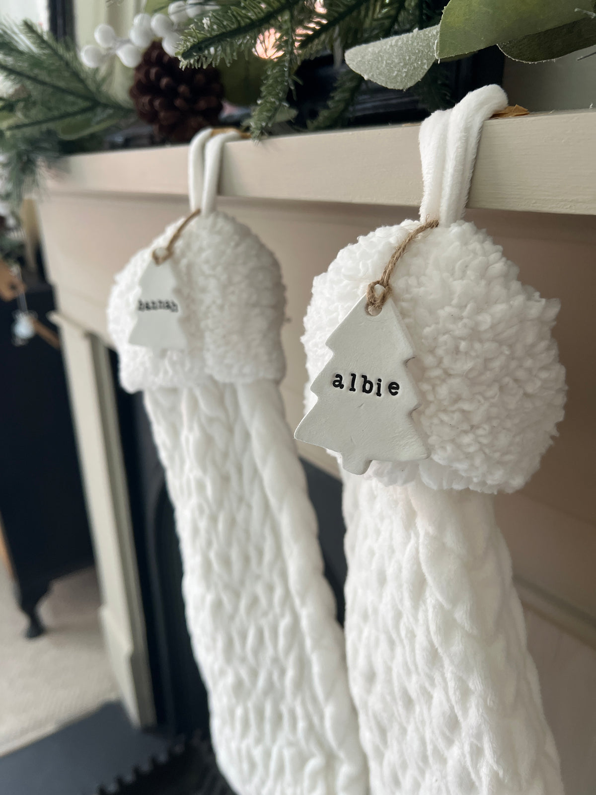 Personalised Christmas Stocking Tags