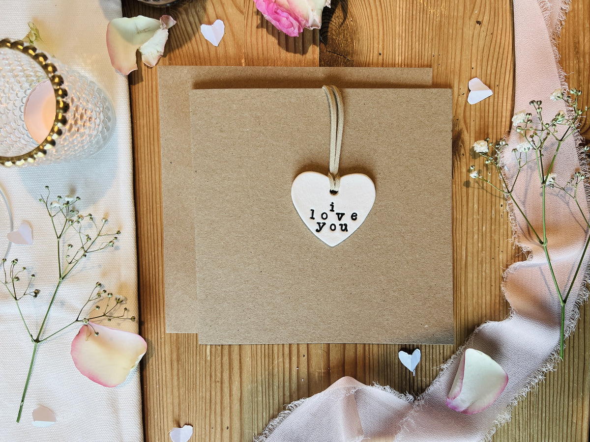 Personalised Valentine's Day Card with Detachable Keepsake