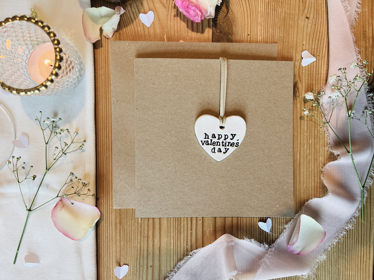 Personalised Valentine's Day Card with Detachable Keepsake