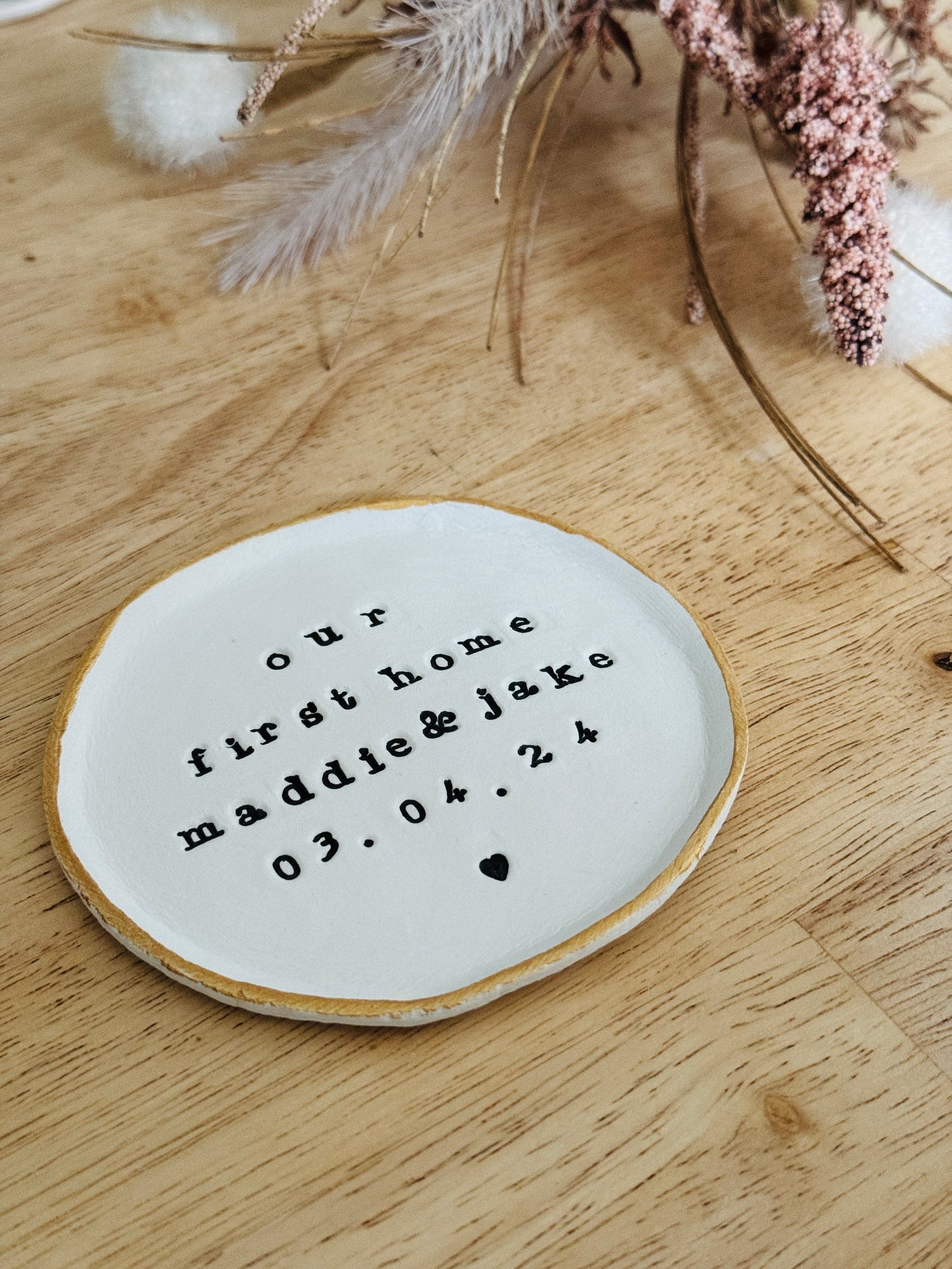 Personalised First Home Key Dish Gift