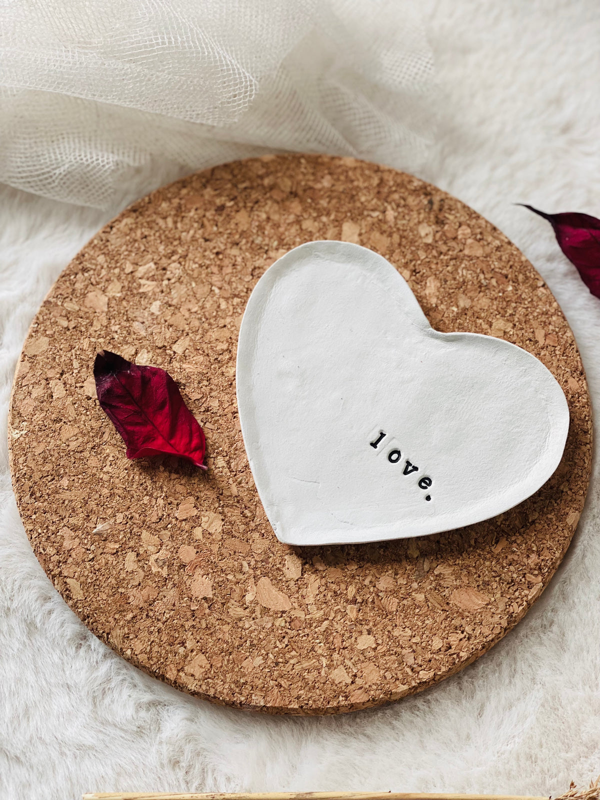 Personalised Heart Trinket Dish Valentine's Day Gift