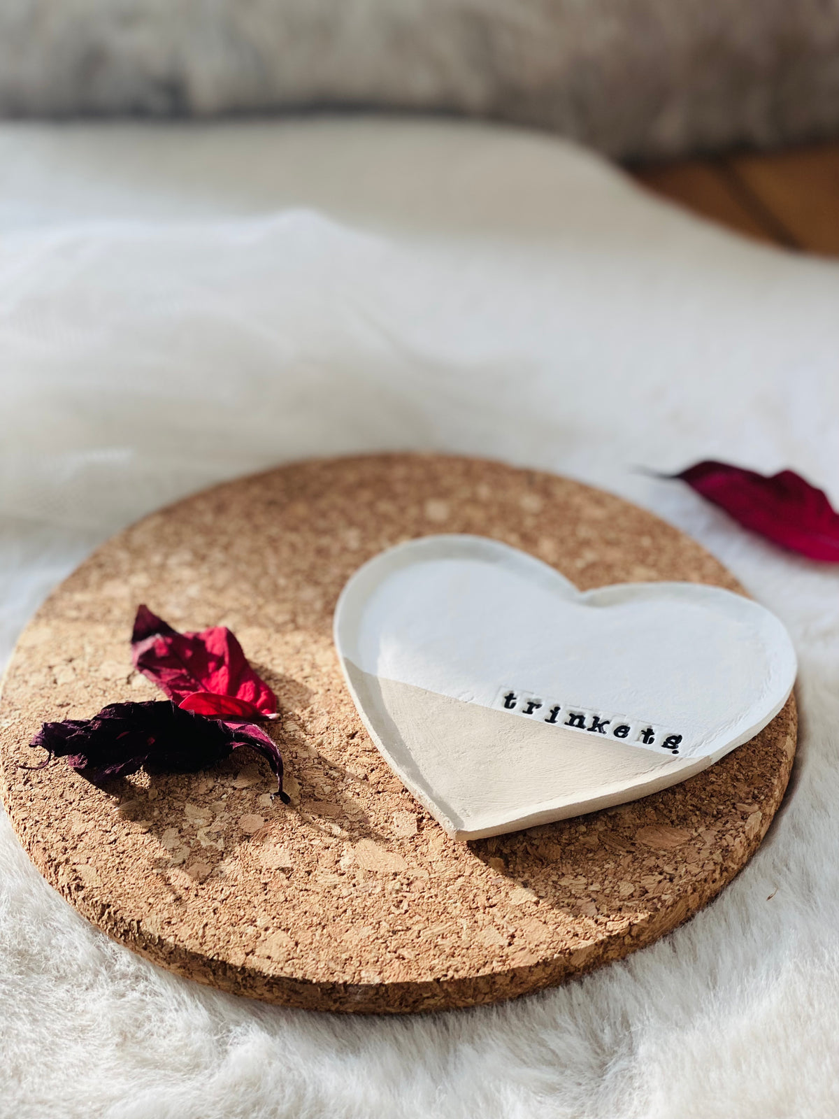 Personalised Heart Trinket Dish Valentine's Day Gift