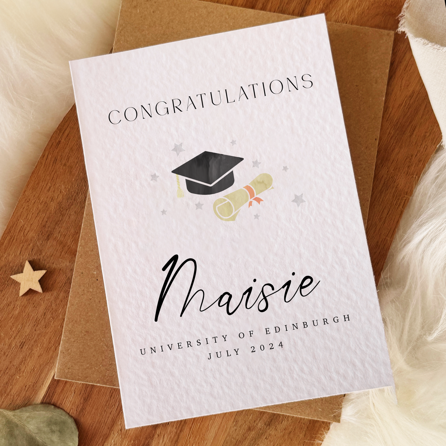 Personalised Graduation Card