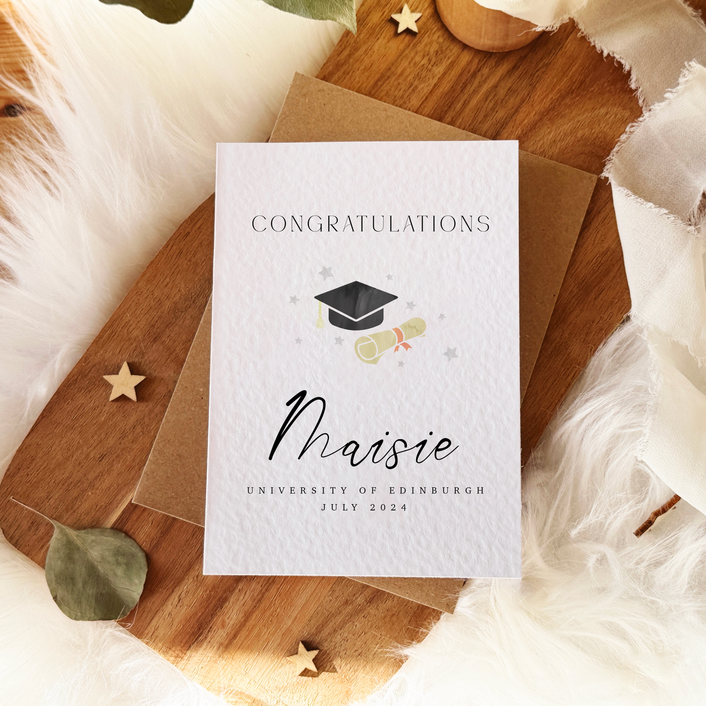 Personalised Graduation Card
