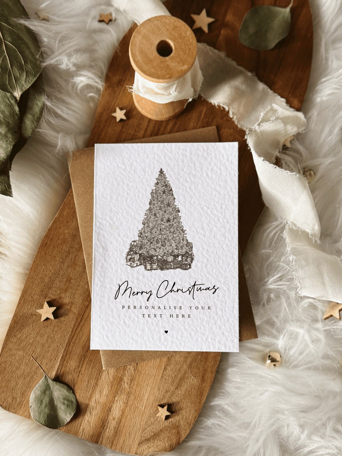 Personalised Tree Christmas Card