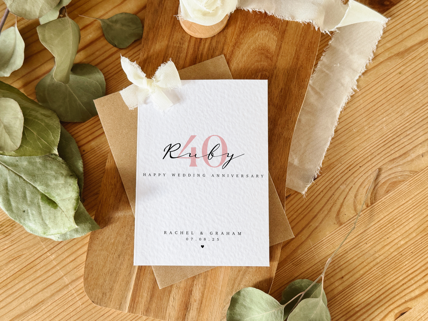 Wedding Anniversary Milestone Cards