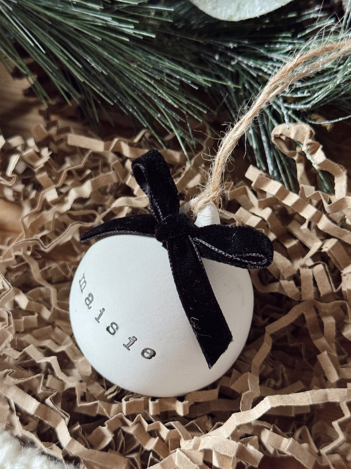 Personalised Name Christmas Bauble Tree Decoration