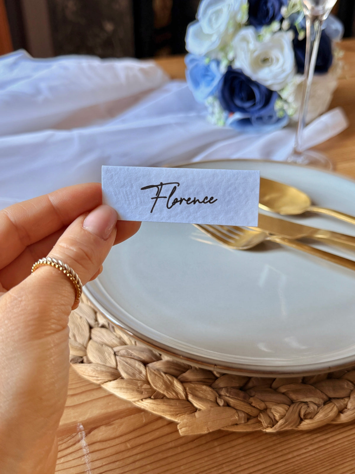 Personalised Wedding Place Cards