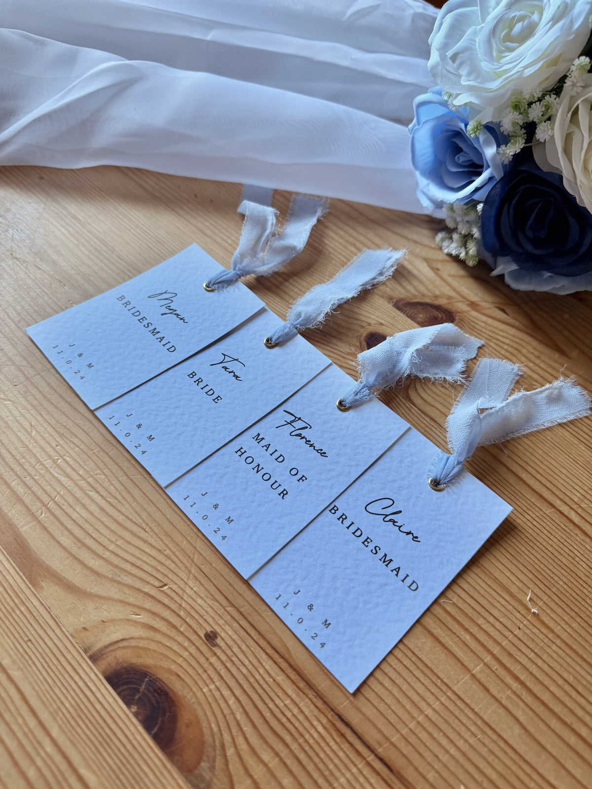 Personalised Wedding Hanger Tag