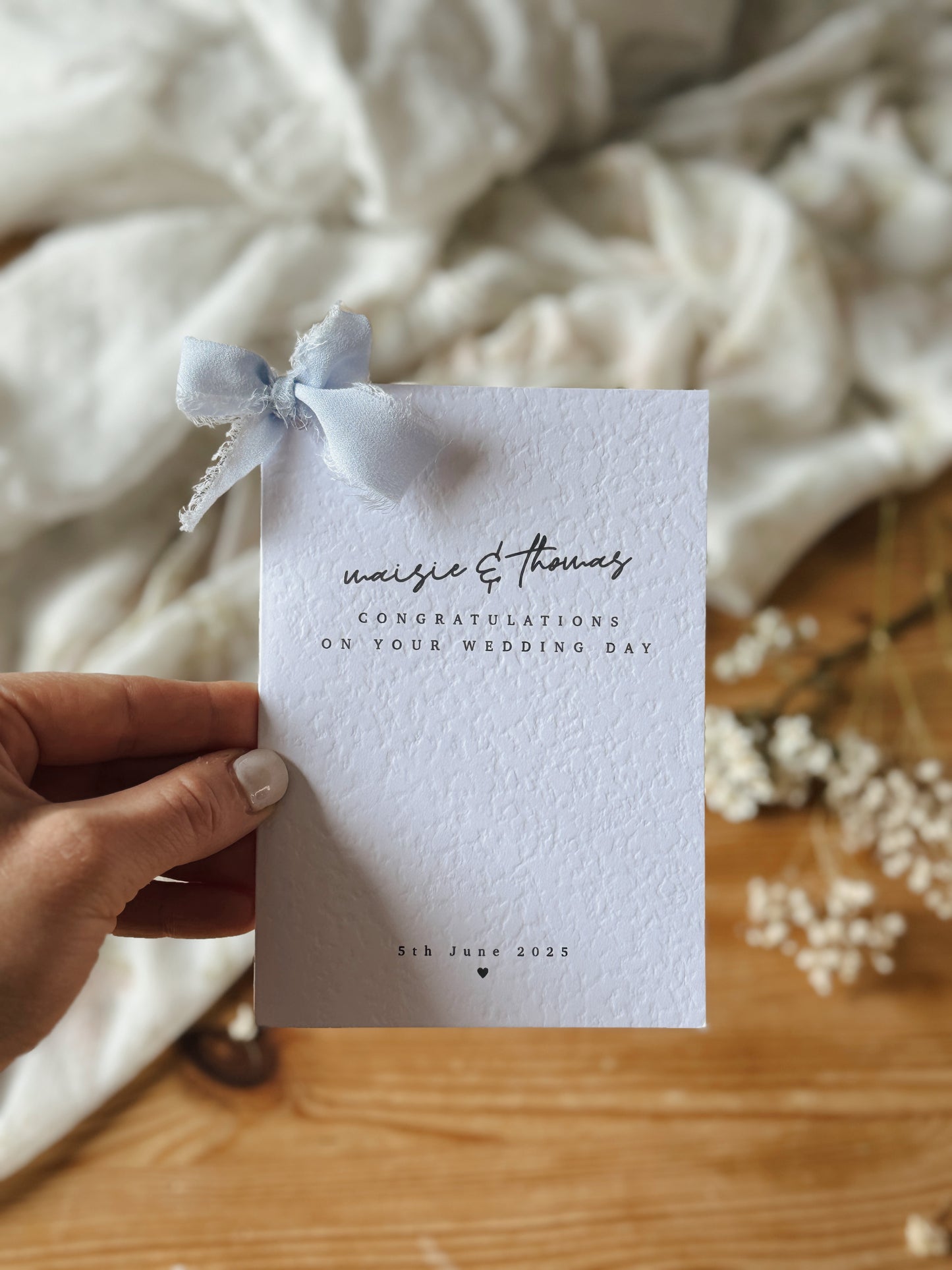 Personalised Wedding Card
