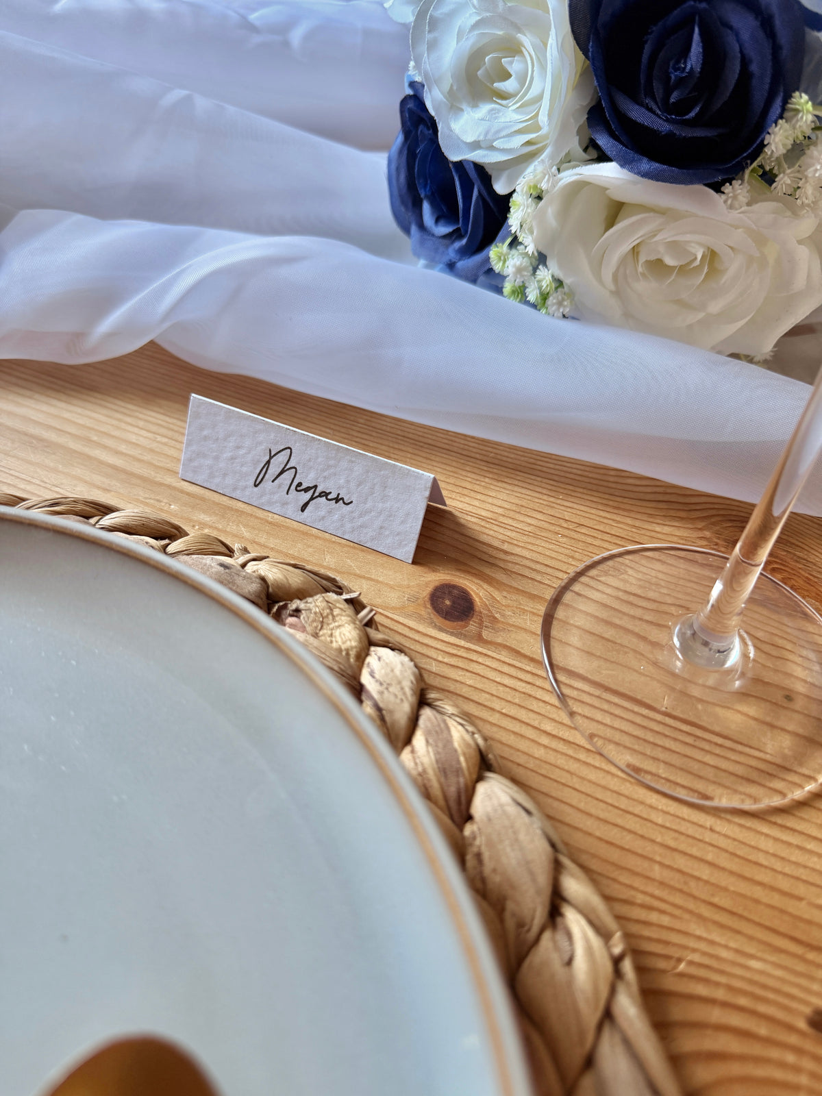 Personalised Wedding Place Cards
