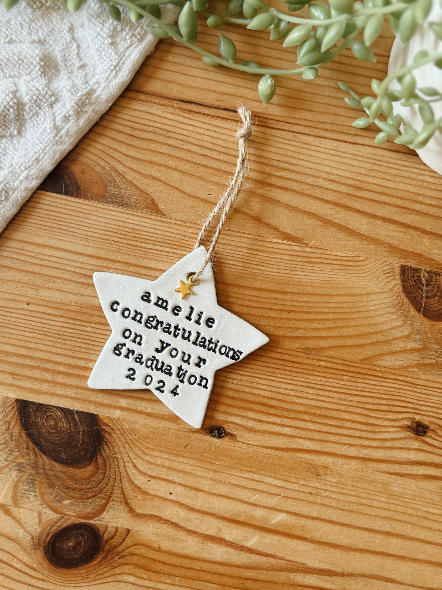 Personalised Graduation Keepsake
