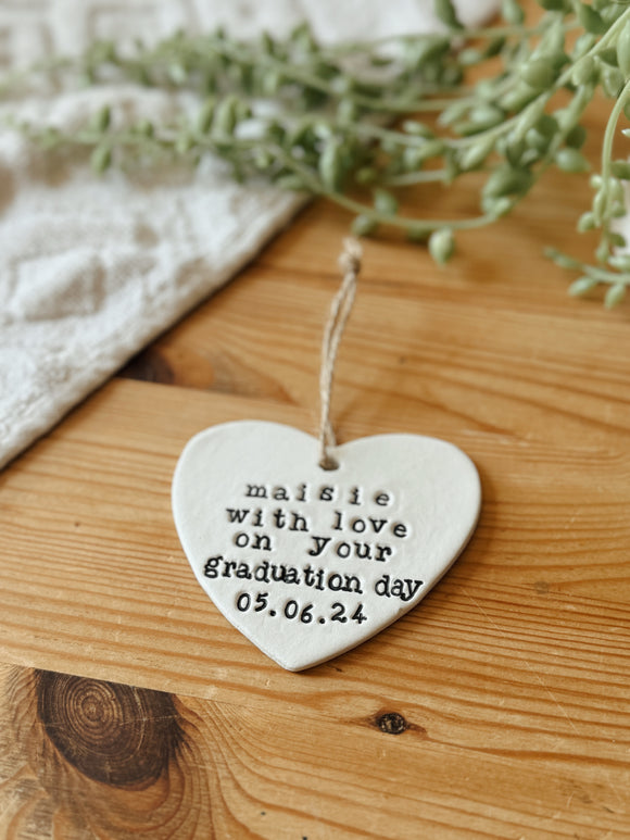 Personalised Graduation Day Keepsake