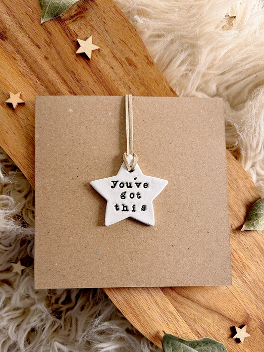 Good Luck Detachable Keepsake Card