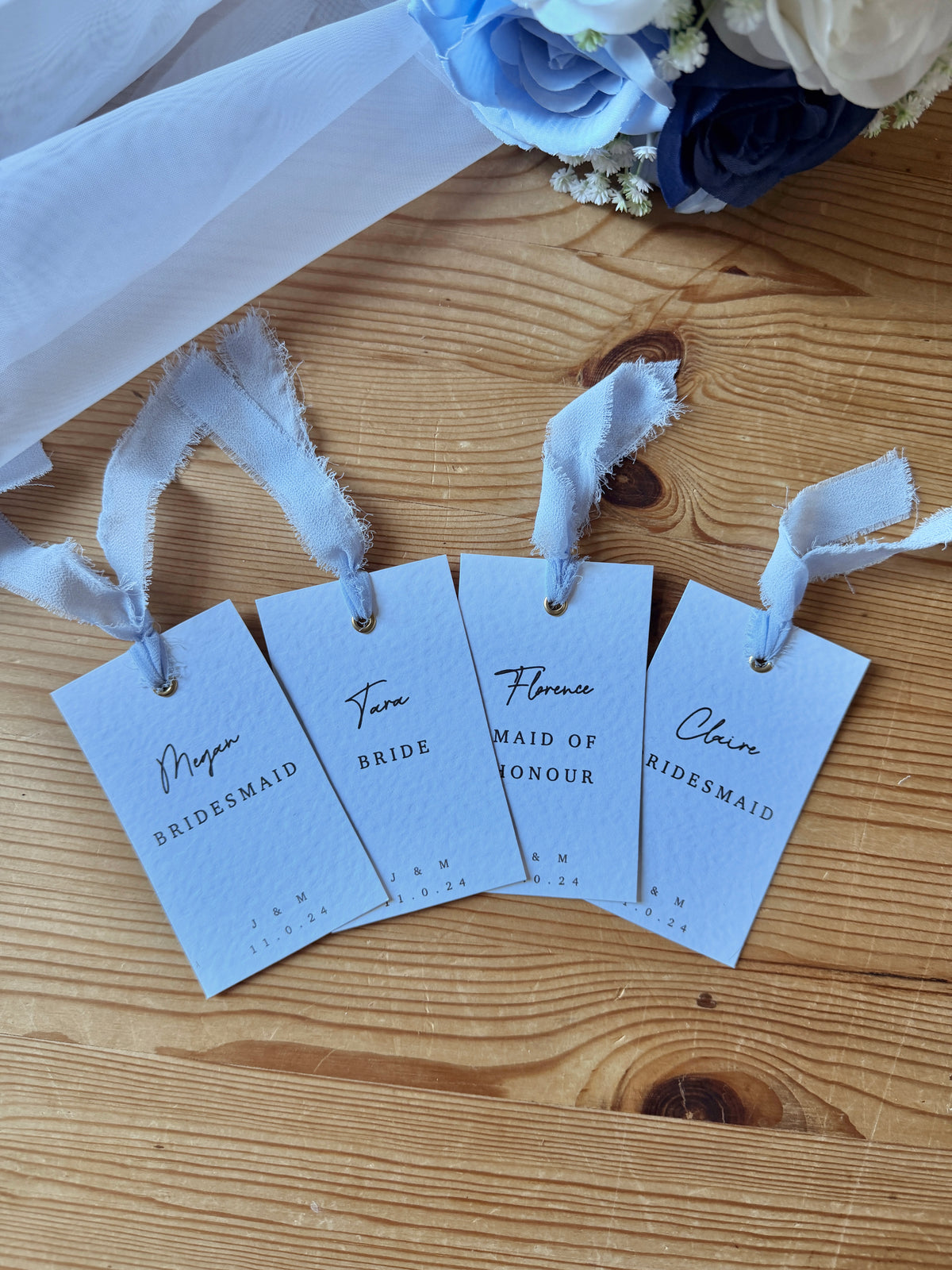 Personalised Wedding Hanger Tag