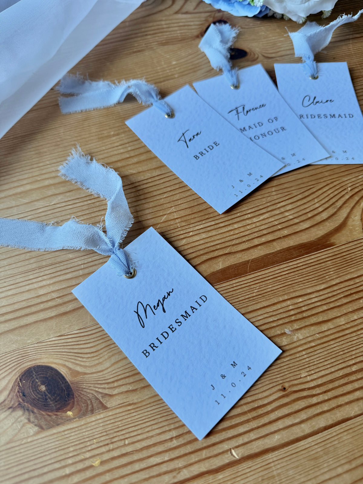 Personalised Wedding Hanger Tag