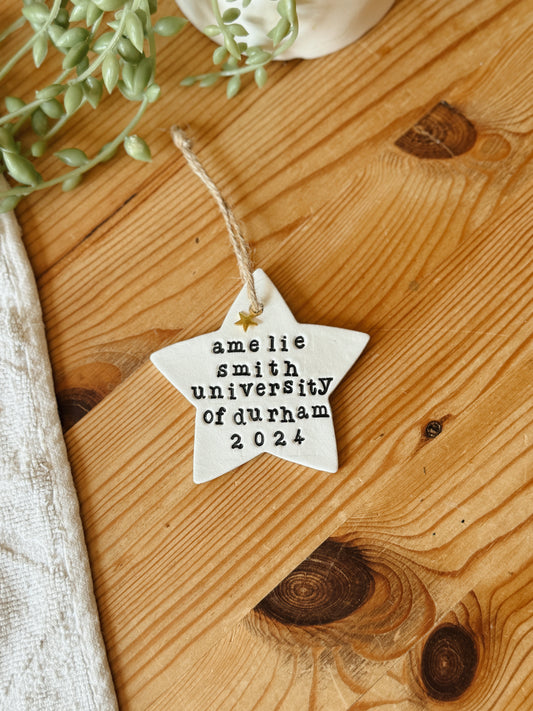 Personalised Graduation Keepsake
