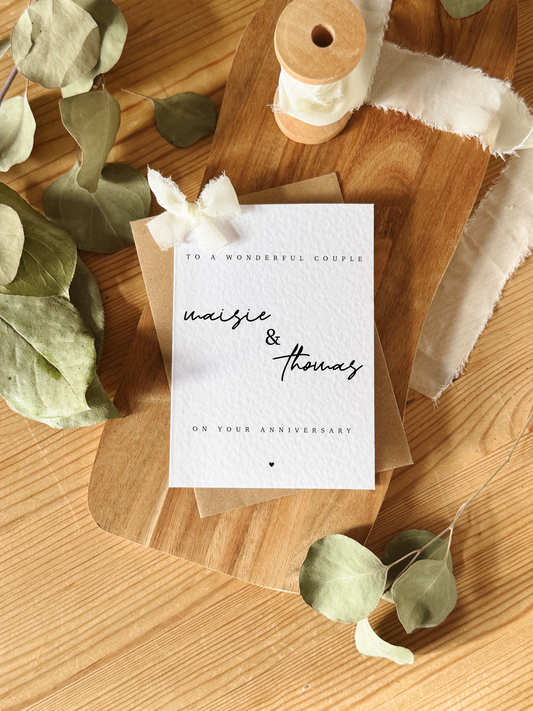 Wedding Anniversary Card
