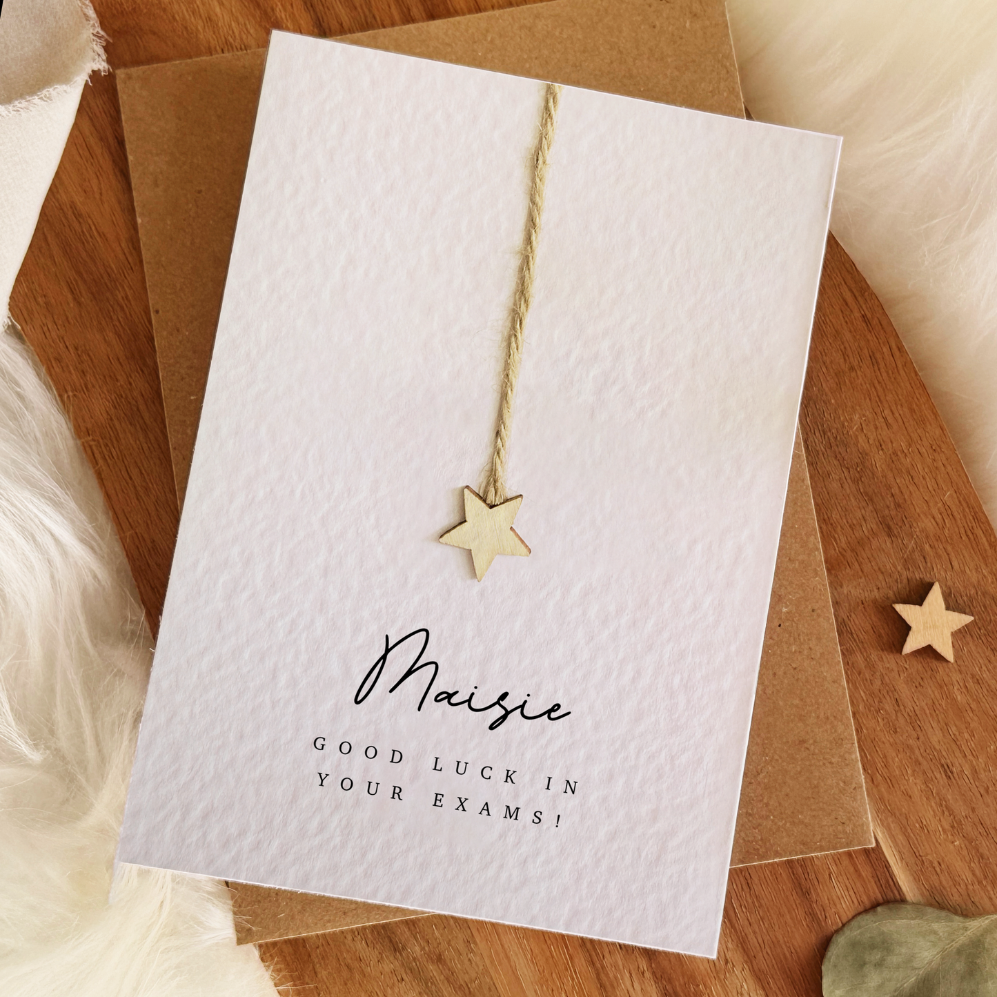 Personalised Good Luck In Your Exam Card