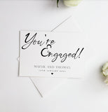 Personalised Engagement Card