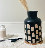 Stippled Linen Vase Collection - 03