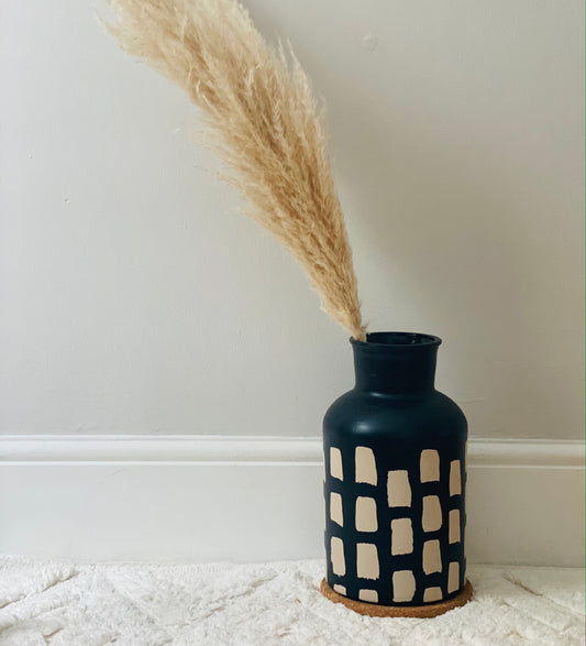 Stippled Linen Vase Collection - 03